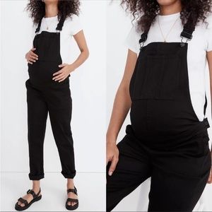 Madewell maternity straight leg overalls size XS